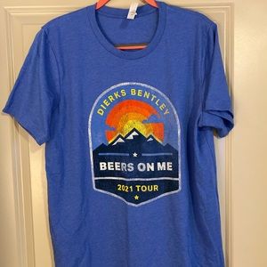 Dierks Bentley Beers On Me concert tour tee